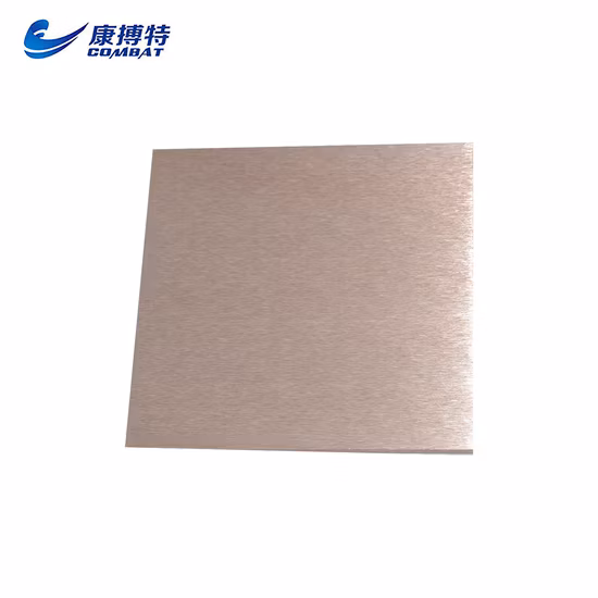 China C14500 Tellurium Copper Sheet Plate High Precision Machining99.9% Purity High Quality Copper Sheet Price Alloy